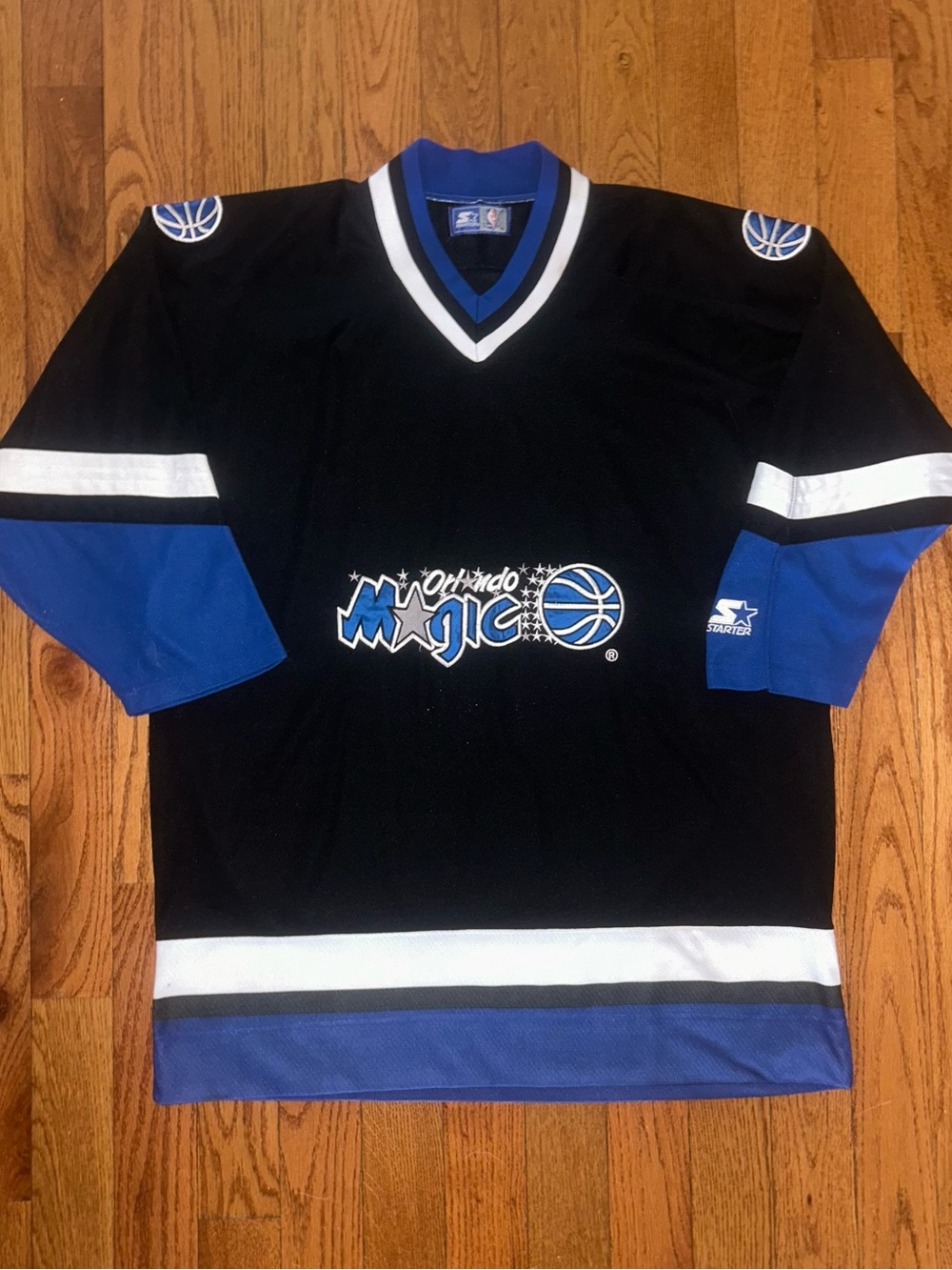Orlando Magic Starter Vintage Hockey Jersey Size 2XL